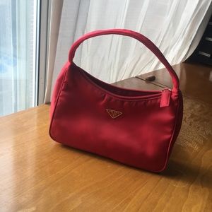 Red Prada Handbag